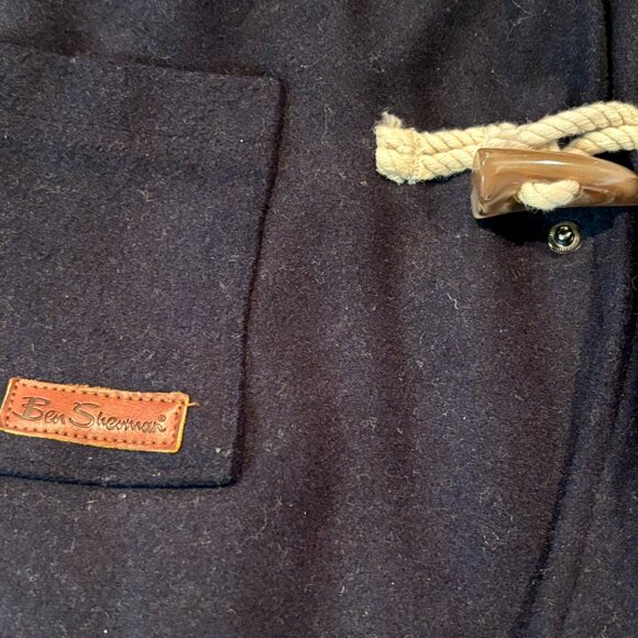 ~~Ben Sherman BLUE 4T Toddler Child's Hooded Jacket Coat Toggle & Snap Closure - Picture 2 of 6